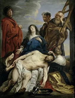 Pieta. Artist: Jordaens, Jacob (1593-1678)