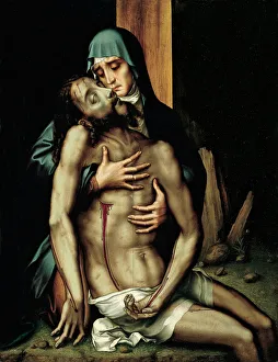 Luis Prints: Pieta. Artist: Morales, Luis, de (1509 / 20-1586)