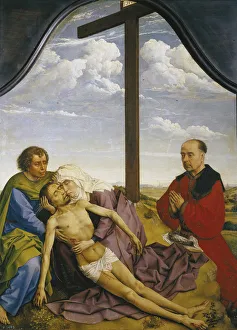 Weyden Prints: Pieta. Artist: Weyden, Rogier, van der (ca. 1399-1464)