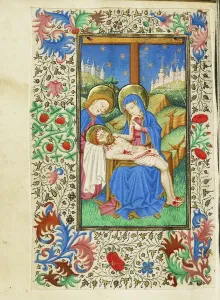 The Pieta; Book of Hours, about 1430-1440. Creator: Fastolf Master