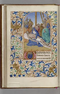 Fouquet Prints: Pieta (Book of Hours), 1450-1499. Artist: Fouquet, Jean (workshop)