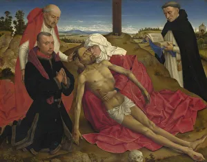 Weyden Prints: Pieta, ca 1465. Artist: Weyden, Rogier van der, (Workshop)