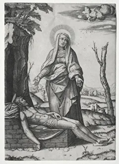 After Prints: The Pieta. Creator: Marcantonio Raimondi (Italian, 1470 / 82-1527 / 34)
