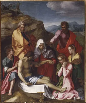 Deposition Prints: Pieta with Saints (Pieta di Luco), 1523-1524