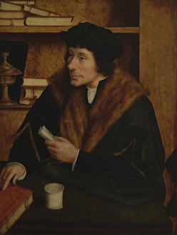 Metsys Quentin I Prints: Pieter Gillis, 1517. Creator: Quentin Metsys I