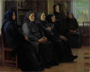 Lutheran Prints: The Pietists, 1898. Creator: Venny Soldan-Brofeldt