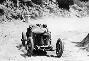 Pietro Prints: Pietro Bordino in a Fiat 803, in the Targa Florio race, Sicily, 1924