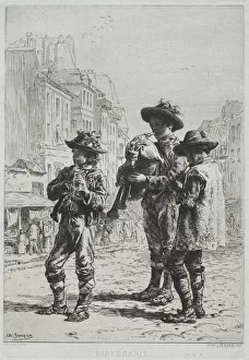 Pifferaris. Creator: Charles-Emile Jacque (French, 1813-1894) Pifferaris. Creator: Charles-Emile Jacque (French, 1813-1894)