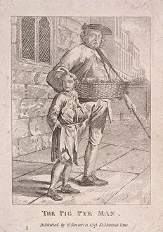 Street Life Prints: Pig pie seller, c1820