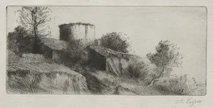 Pigeon Tower. Creator: Alphonse Legros (French, 1837-1911)