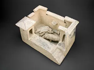 Pigs Prints: Pigsty and Latrines, Han dynasty (206 B. C. -A. D. 220), 1st century B. C. / A. D