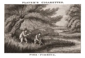 Fly Fishing Prints: Pike-Fishing, (1924). Creator: Unknown