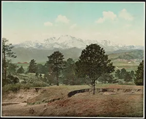 W H Jackson Co Prints: Pike's Peak, Colorado, c1899. Creator: William H. Jackson