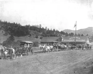 Toll Road Prints: Pikes Peak Toll Road, Colorado, USA, c1900. Creator: Unknown