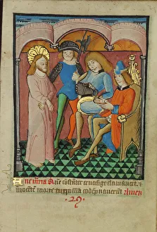 Judgement Prints: Pilate Washing His Hands, about 1480-1490. Creator: Unknown