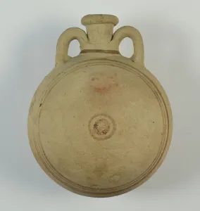 Pilgrim Bottle Prints: Pilgrim Bottle, Egypt, New Kingdom-Third Intermediate Period, Mid-Dynasty 18-21 (abt