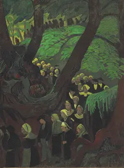 Pilgrimage Prints: Pilgrimage, 1894. Creator: Serusier, Paul (1864-1927)