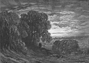 Cella Prints: The Two Pilgrims at Highgate, 1872. Creator: Gustave Doré