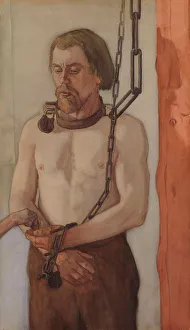 Chained Prints: At the Pillory; In Irons, 1900. Creator: Juho Rissanen