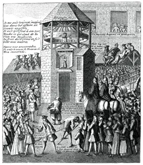 Pillory Prints: Pillory In The Market, (1885)