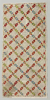 18th 19th Century Prints: Pillow Cover, 1700s - 1800s. Creator: Unknown