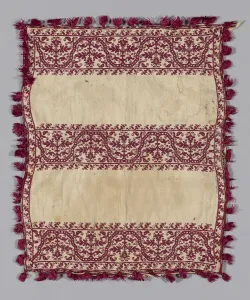Pillow Cover, Italy, 17th century. Creator: Unknown