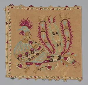 Drawn Thread Prints: Pillow Cover, Skíros, 17th century. Creator: Unknown
