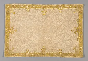 Pillow Sham, England, c. 1720. Creator: Unknown