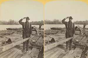 Stereographic Card Collection: The Pilot, 1886. Creator: Henry Hamilton Bennett