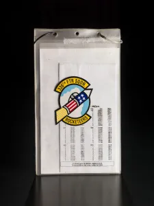 Rocket Prints: Pilot check list, United States Air Force Thunderbirds, 2006-2007. Creator: Unknown