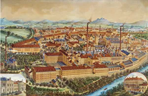 Brewery Prints: The Pilsner Urquell Brewery in Pilsen, 1900s-1910s. Artist: Anonymous