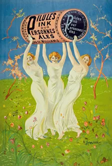Cappiello Gallery: Pilules Pink pour Personnes Pâles, 1910. Creator: Cappiello, Leonetto (1875-1942)