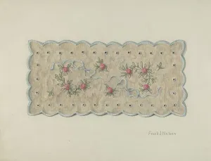 Trim Prints: Pin Cushion Doily, c. 1939. Creator: Frank Nelson