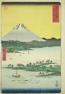 Shizuoka Japan Asia Prints: Pine Beach at Miho in Suruga Province (Suruga Miho no matsubara)