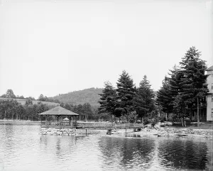 Pine Grove Springs Hotel, Lake Spofford, N.H. between 1900 and 1910. Creator: Unknown