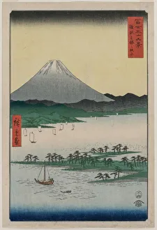 1797 1858 Prints: Pine Groves of Miho in Suruga, from the series Thirty-six Views of Mount Fuji