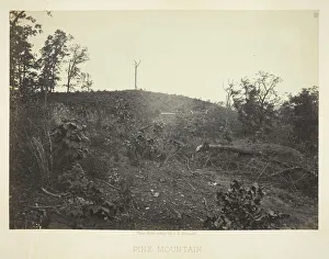 Barnard George Norman Prints: Pine Mountain, 1866. Creator: George N. Barnard