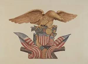 Pine Ornament (Eagle), 1935 / 1942. Creator: Unknown
