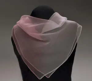 Mae Reeves Prints: Pink ombre gauze handkerchief from Maes Millinery Shop, 1941-1994. Creator: Unknown
