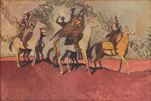 Enthusiasm Prints: Pink Sand, 1938. Creator: Cyprian Majernik