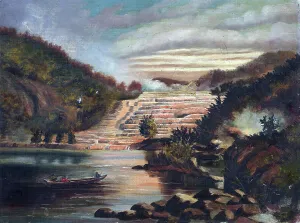 Sightseeing Prints: Pink terraces, c1885. Creator: Unknown