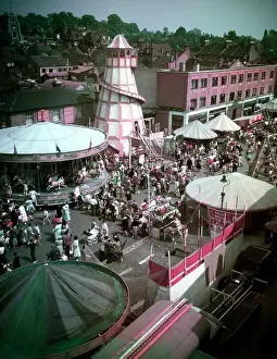 Fair Prints: Pinner Fair, Middlesex, c1955-1965. Creator: Arthur Charles Kirby Ware