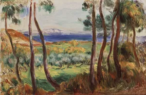 Collection Pérez Simón Prints: Pins aux environs de Cagnes, c. 1910. Creator: Renoir, Pierre Auguste (1841-1919)