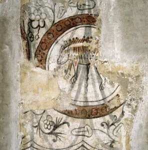 Pintura Romanica Procedente De LA Iglesia De San Quirze De Pedret