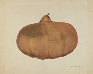 Elbert S Gallery: Pioneer Salt Gourd, 1935 / 1942. Creator: Elbert S. Mowery
