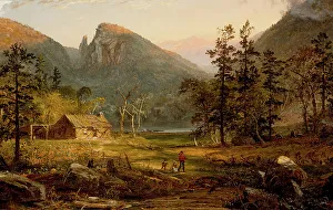 Pioneer's Home, Eagle Cliff, White Mountains, 1859. Creator: Jasper Francis Cropsey