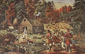 Settlers Prints: The Pioneers Home on the Western Frontier, pub