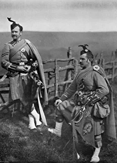 Gregory Co Prints: Pipe-Major Reith and Corporal-Piper Reith of the London Scottish