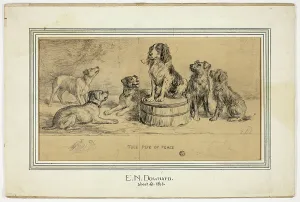 The Pipe of Peace (recto), n.d. Creator: Ebenezer Newman Downard