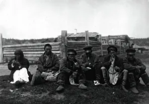 Pipe Smoking, 1890. Creator: Unknown